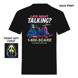 Scream T-Shirt Ghost Face Late Night Talking |  Techbox