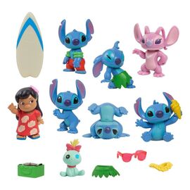 Lilo & Stitch Mini Figure 8-Pack Stitch Deluxe Figure Set 7 cm - Figurines - Collectibles - Techbox