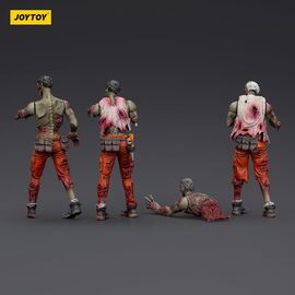Zombie Dark Source Action Figures 4-Pack Mechanic Team 8 cm |  Techbox