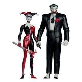 Batman: The Animated Series DC Direct Action Figures Harley Quinn & The Joker (Mad Love) (Gold Label) 18 cm - Figurines - Collectibles - Techbox