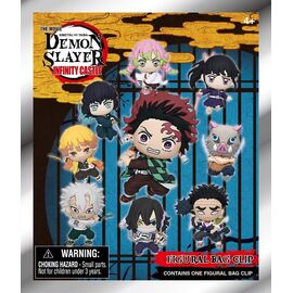 Demon Slayer 3D Foam Bag Clips Infinity Castle Serie 1 Display (24)