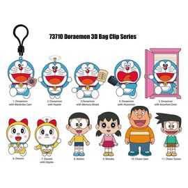 Doraemon 3D Foam Bag Clips Serie 1 Display (24) |  Techbox