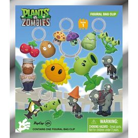 Plants vs. Zombies 3D Foam Bag Clips Serie 1 Display (24) |  Techbox