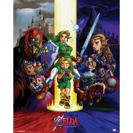 The Legend of Zelda Poster Pack Ocarina of Time 40 x 50 cm (4) - Home Decoration - Gifts - Techbox