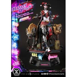 Batman Ultimate Premium Masterline Series Statue Cyberpunk Harley Quinn Deluxe Bonus Version 60 cm - Statues - Collectibles - Techbox