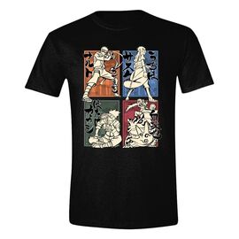 Naruto T-Shirt Character Sketches Size L |  Techbox