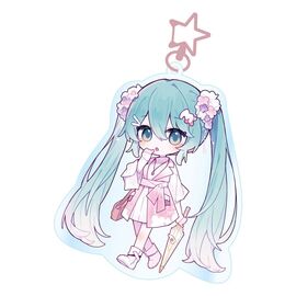 Hatsune Miku Acrylic Keychain Kawaii Summer Time |  Techbox