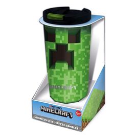 Minecraft Stainless Steel travel tumbler Creeper - Mugs & Bottles - Gifts - Techbox
