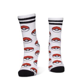 Pokemon Socks 3-Pack Pikachu Pokeball 39-42 |  Techbox