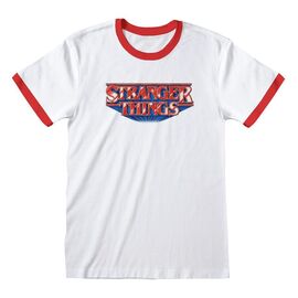 Stranger Things T-Shirt Retro Logo Size S