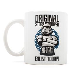 Original Stormtrooper Mug Enlist Today White |  Techbox