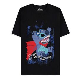 Lilo & Stitch T-Shirt Superhero Black - Hoodies & Tshirts - Fashion - Techbox