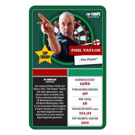 Darts Card Game Top Trumps Collectables Legenden *German Version* - Board Games - Various - Techbox