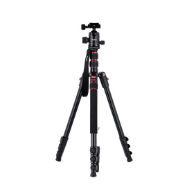 Rollei - Compact Traveler No. 2 Tripod - Aluminium - 43.5 cm Pack Size, 44 cm Min Height, 180 cm Max Height / Electronics