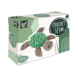Craft ID - Crochet kit Turtle, 14,5x4x16 cm - (K-CR1706/GE) / Toys