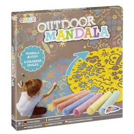 Grafix - Outdoor Mandala - 6 pcs chalk (610002) / Toys