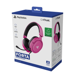 Trust - GXT498P PS5 Forta Headset - Pink / PlayStation 5 | Techbox
