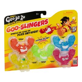 Goo Jit Zu - Meteor Madness Slingers Glow 5PK (43086) / Toys