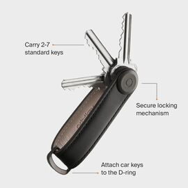 Orbitkey - Leather Key Organiser - Terracotta / Gadgets