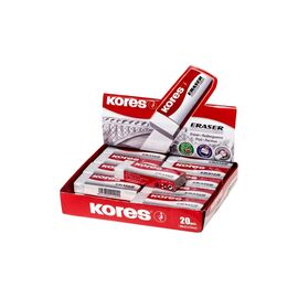 Kores - Eraser - White - 20 PCS / Toys
