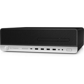 T1A - HP EliteDesk 800 G4 Refurbished i5-8500 8GB 256GB Win10 Pro SFF PC Black, Silver / Computers