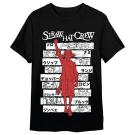 One Piece Monkey D. Luffy Straw Hat Crew adult t-shirt |  Techbox