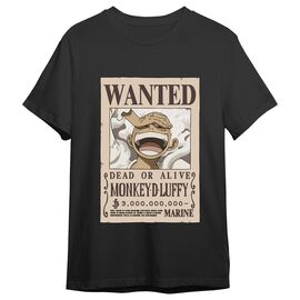 One Piece Monkey D. Luffy Wanted adult t-shirt |  Techbox