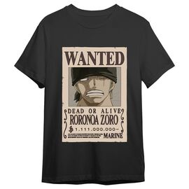 One Piece Roronoa Zoro Wanted adult t-shirt |  Techbox