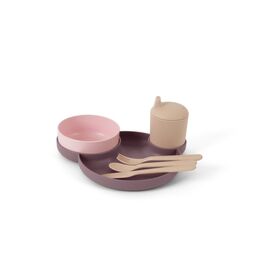 Dantoy - Tiny Dinner Set aubergine in foil (6081) / Baby and Children