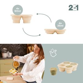 Babymoov - Silicone Containers and Feeder Set / Baby and Children