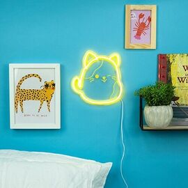 Squishmallows - Cam Neon Wall Light - Yellow / Gadgets