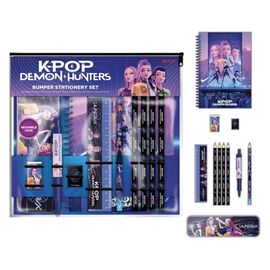 KPop Demon Hunters 12-Piece Stationery Set A4 Bumper