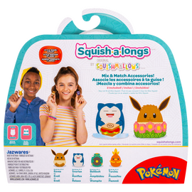 Pokémon - Squishalongs 4 PK Eevee/Snorlax (SQAL0068) / Toys