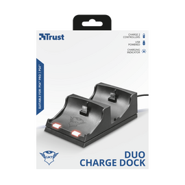 Trust - GXT235 Duo Charge Dock - PS4 / PlayStation 4 | Techbox