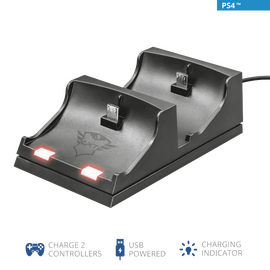 Trust - GXT235 Duo Charge Dock - PS4 / PlayStation 4 | Techbox