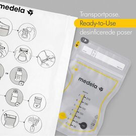 Medela - Easy Pour breast milk storage bags - 210 ml - 100 pcs / Baby and Children