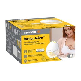 Medela - Motion InBra Wearable Breast Pump - Single Electric - 24mm Breast Shield with Additional Silicone Inserts (15mm, 18mm, 21mm) / Baby and Children
