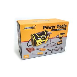 Power X - Tool Set w/ Electric Drill and Tool Bag (20358) / Toys