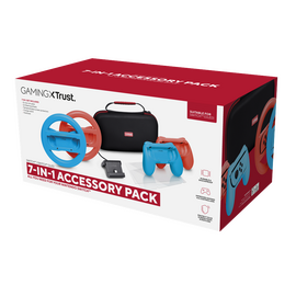 Trust - GXT1249 7-IN-1 Accessory Pack for NSW - Multicoloured - 55 mm (H) x 145 mm (D) x 270 mm (W) / Nintendo Switch | Techbox