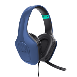 Trust - GXT415B Zirox Headset - Blue / Electronics