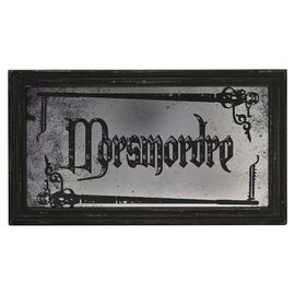 Harry Potter Dark Arts Morsmorde mirrored plaqued