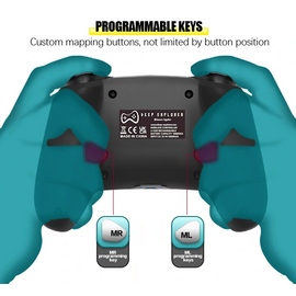 Deep Explorer - Wireless Controller - Spark - Black (Switch / Switch 2) / Nintendo Switch 2 - Nintendo Switch 2 Accessories - Accessories for Consoles - Techbox