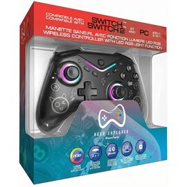 Deep Explorer - Wireless Controller - Spark - Black (Switch / Switch 2) / Nintendo Switch 2 - Nintendo Switch 2 Accessories - Accessories for Consoles - Techbox