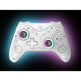 Deep Explorer - Wireless Controller - Spark - White (Switch / Switch 2) / Nintendo Switch 2 - Nintendo Switch 2 Accessories - Accessories for Consoles - Techbox