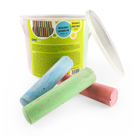 Happy Summer - Sidewalk Chalk Bucket 20pcs - (301074) / Toys