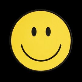 Mustard - Happy Face Mouse Mat - 24 cm x 20 cm / Gadgets