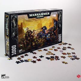 Warhammer 40K Jigsaw Puzzle Dark Imperium (1000 pieces) - Board Games - Various - Techbox