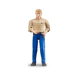 Bruder - Man, light skin, blue jeans (60006) / Toys