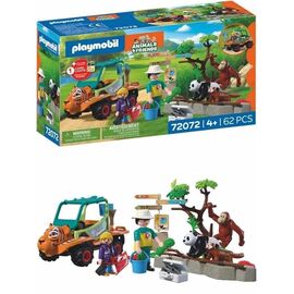 PLAYMOBIL - Zoo: Zookeeper with Vehicle (72072) / Toys