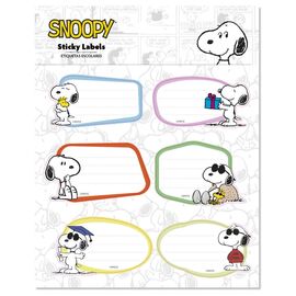Snoopy Peanuts premium adhesive labels
